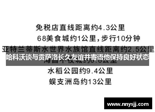 哈科沃谈与贡萨洛长久友谊并寄语他保持良好状态